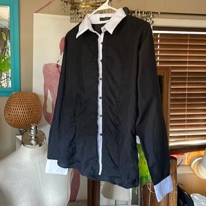 VSKA black and white button down